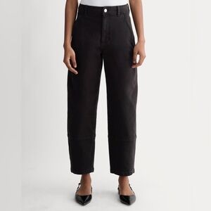 Everlane Black barrel pants